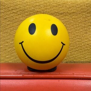 Yellow Smiley Face Stress Ball